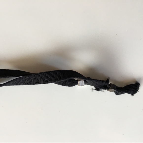 Silver and black necklace adjustable - Picture 3 of 3